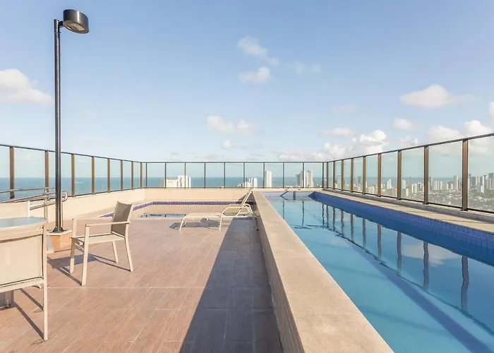 Luxuoso Flat de 2 qts ao lado do CASV e do Riomar